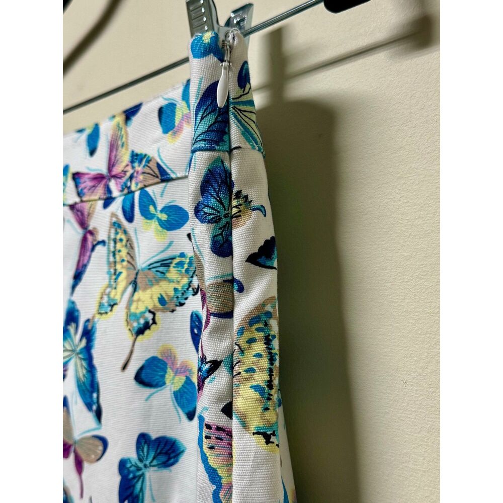 Talbots Canvas A-Line Exquisite Butterflies Mini … - image 5